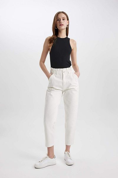 DeFacto Slim Fit Slim Fit Halter Neck Ribbed Camisole Undershirt C4078Ax24Sp