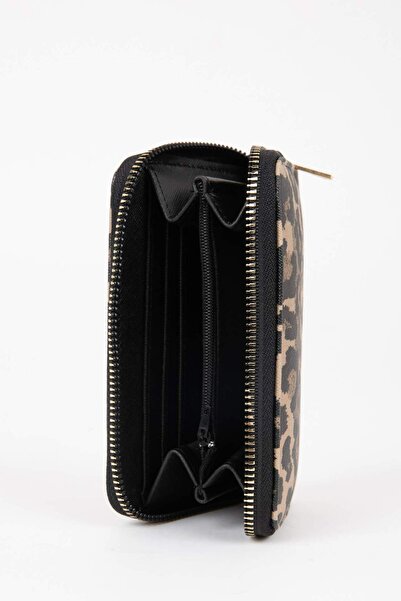 DeFacto Kadın Leopar Desenli Suni Deri Cüzdan C0885AXNS