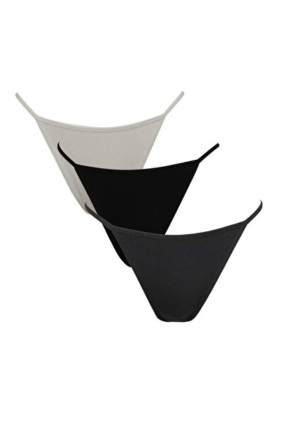 DeFacto Fall in Love 3lü Paketli Basic Slip Külot A3509AX24SP