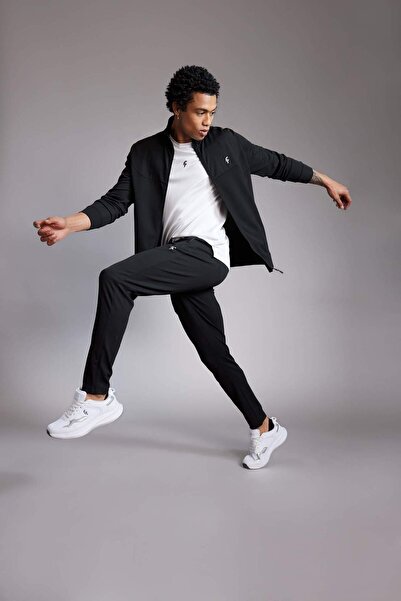 DeFacto DeFactoFit Standard Fit Διπλή τσέπη Standard Leg Pique Slim Jogger Φούτερ B4594AX24SP