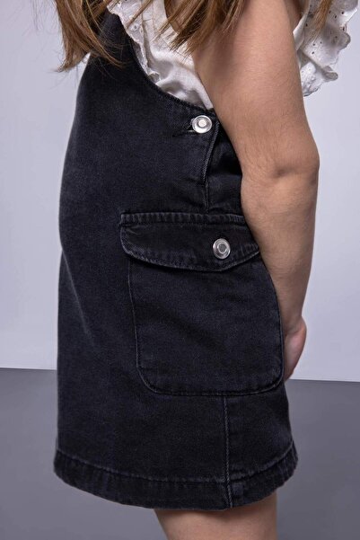 DeFacto Baby Girl Strap Jean Dress C1027A524Sp