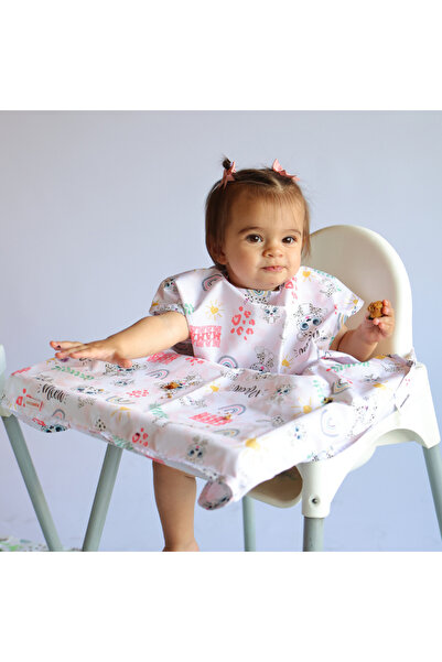 mammam always by your side مريلة كرسي طعام ليوباردز المبهجة. كم قصير، مقاوم ل...