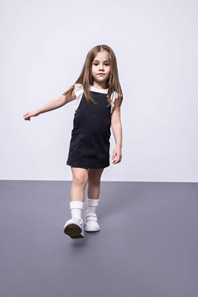 DeFacto Baby Girl Strap Jean Dress C1027A524Sp