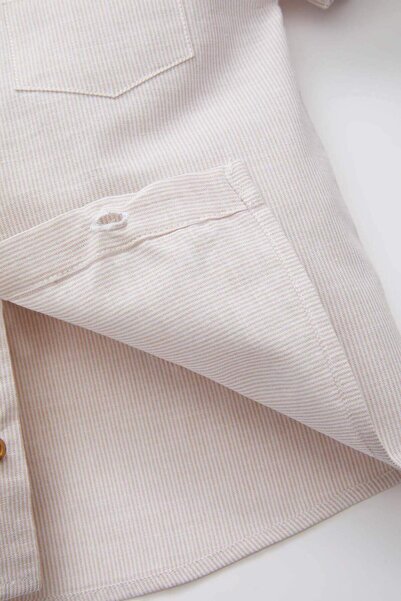 DeFacto Baby Boy Poplin Short Sleeve Shirt B8066A524Sm