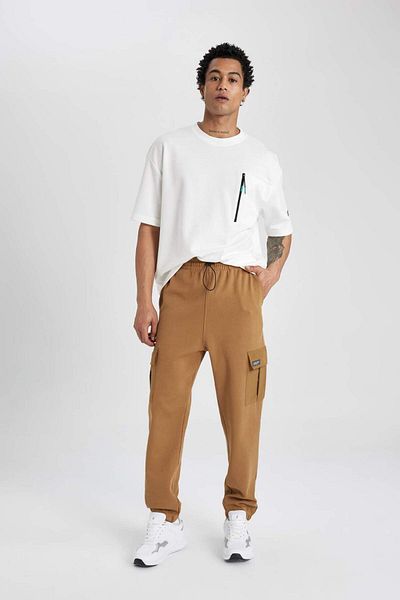 DeFacto Defactofit Oversize Fit Crew Neck Printed Short Sleeve T-Shirt B4512Ax24Sp