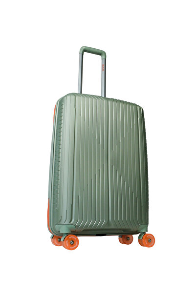 GROUND Sirius 2'li Valiz Seti Büyük-Orta - Kaykay Tekerlekli – Mint Yeşili - 10728