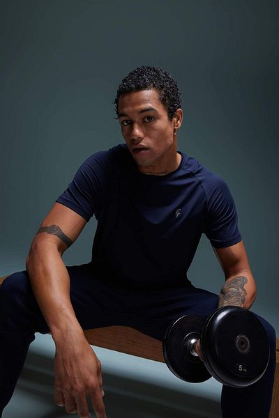 DeFacto DeFactoFit Standard Fit Crew Neck Sportovní tričko s krátkým rukávem B4759AX24SP