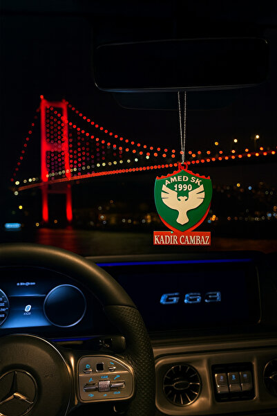 Orjin3D Kişiye Özel İsimli Amed Spor Dikiz Aynalık Araç Içi Aksesuar Amedspor