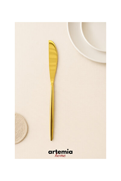 DMR LİFE New Vega Gold 42 Piece Fork Spoon Set | 6 People | Stainless Steel | Luxurious and Stylish