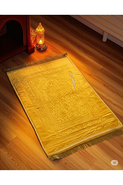 simply line Covor de rugăciune moale de lux, cu bază de pluș, opțiune anti-al...