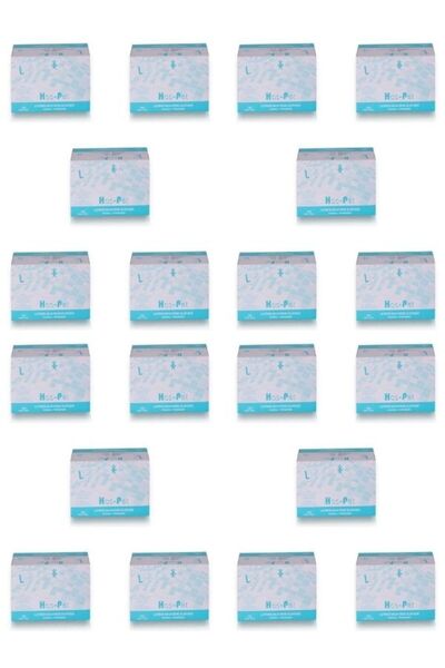 Has-Pet Pudralı Eldiven Doktor Eldiveni Beyaz 100'lü Paket 20 Adet L Beden La...