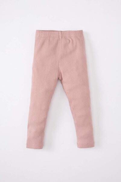 DeFacto Kız Bebek Nakışlı Uzun Kollu Fitilli Kaşkorse Pijama Takımı B7751a5pn390mc