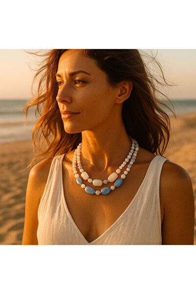 Asteria Elite Dumanlı Kuvars Mavi Kuvars 2 Sıralı Ayrılabilen Sakinlik Ve Güç...