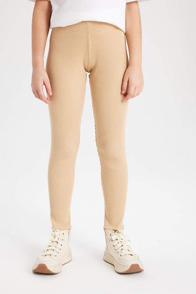 DeFacto Girl's Ribbed Long Tights - B6403A824Sm