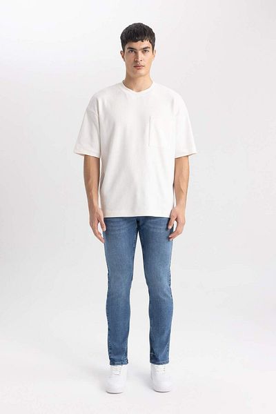 DeFacto Pedro Slim Fit Tight Fit Normal Waist Narrow Leg Jean Pants C1813Ax24Sp