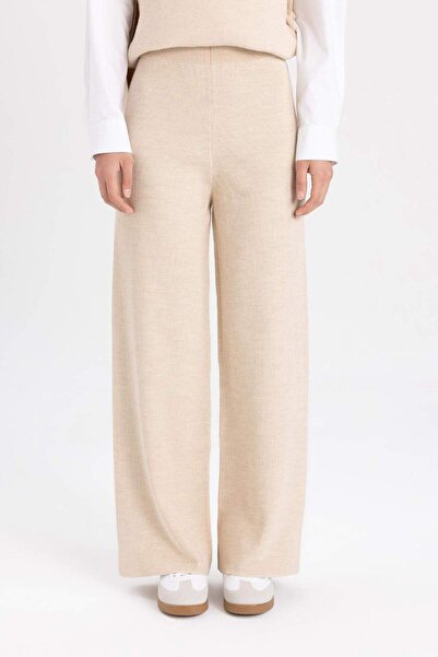 DeFacto Triko Pantolon Straight Fit Geniş Bol Paça C2088AX24SP