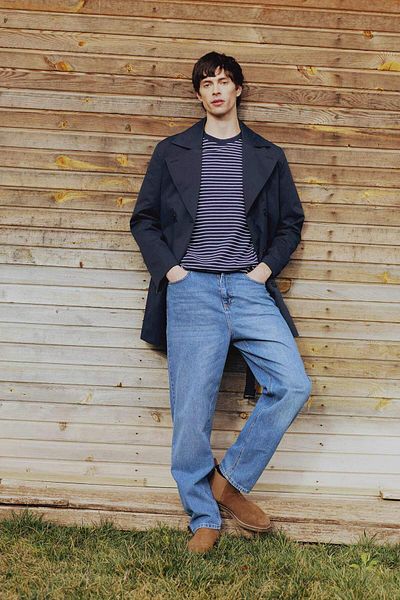 DeFacto Pantaloni de jeans cu talie lată, cu potrivire largă, cu talie obișnuită B5783ax24sp