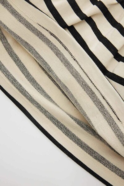 DeFacto Βρεφικό Ριγέ Μακρυμάνικο Φόρεμα B7567A524SP