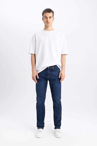 DeFacto Sergio Regular Fit Normal Kalıp Normal Bel Boru Paça Jean Pantolon B0733AX24SP
