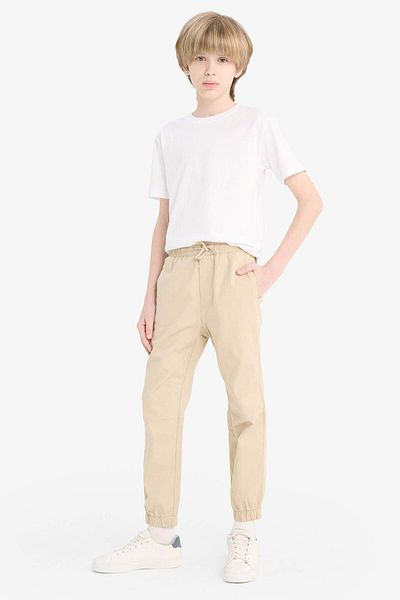 DeFacto Boy's Jogger Pants - Lace-Up Waist, Pockets and Elastic Legs 24Y 801002984