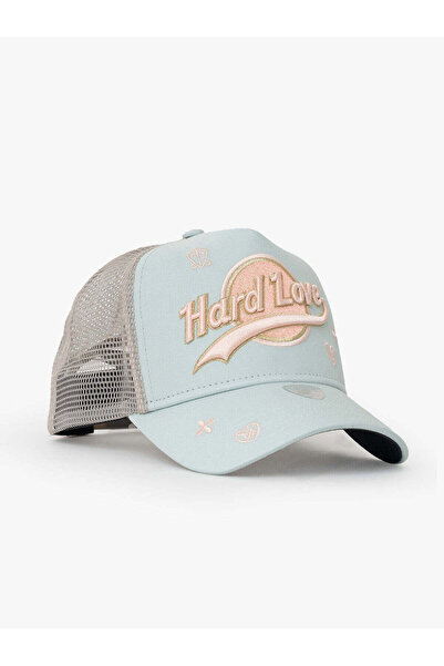 RustandRich Women Men Mint Green Hat Urban Collection Hard Love Trucker Hat