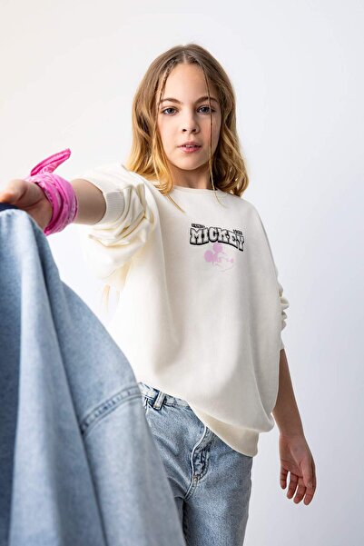 DeFacto Hanorac pentru fete Disney Mickey & Minnie, supradimensionat, cu croi...