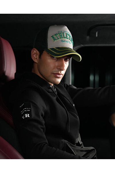 RustandRich Kadın Erkek Yeşil Trucker Şapka City's Collection Athletics