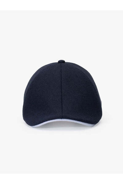 RustandRich Women Men Navy Blue Casket Hat Timeless Collection Linen