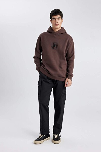 DeFacto Summer Relax Fit Trousers Cargo Pocket Leg B4178Ax24Sp