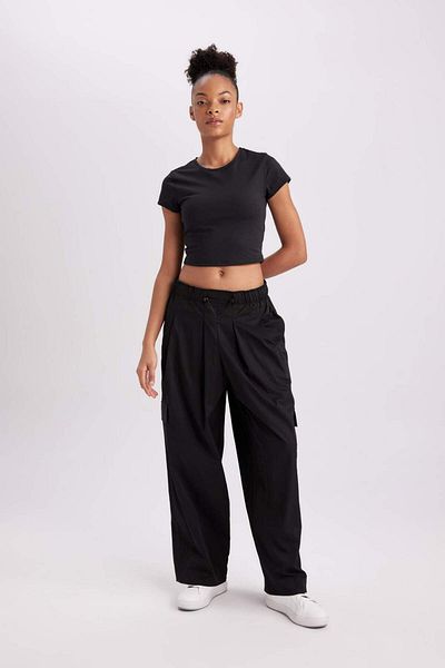DeFacto Pantaloni de parașuta cu croială largi, supradimensionați, B6368ax23wn