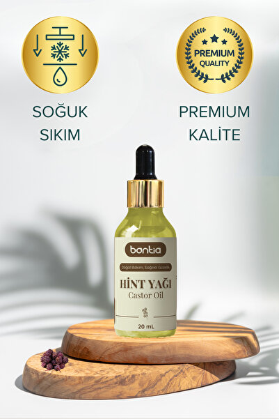 Bontia Herbal Castor Oil 20 ml 100% Cold Pressed