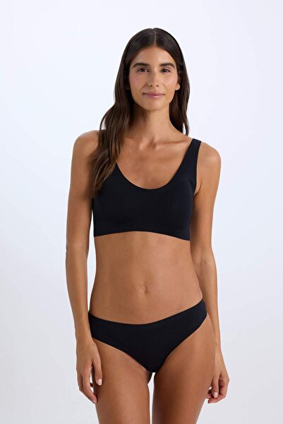 DeFacto Fall in Love Çıkarılabilir Pedli Lazer Kesim Balenli Bra B3794AX23WN