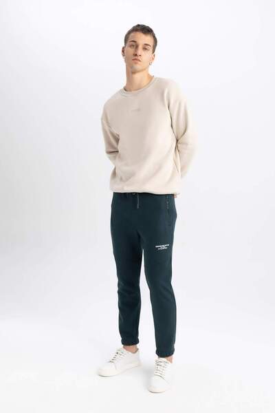 DeFacto Regular Fit Eşofman Altı Fermuar Cepli Beli Bağcıklı Lastikli Paça Y5511AZ23AU