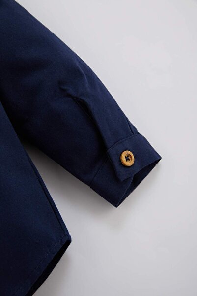 DeFacto Erkek Bebek Twill Uzun Kollu Gömlek B8054A524SP