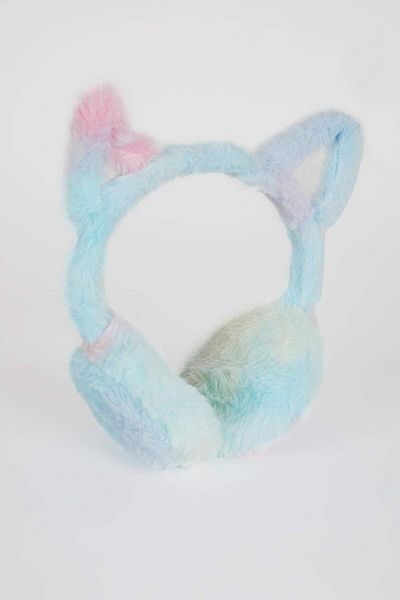 DeFacto Girl's Tie-Dye Patterned Plush Headphones V0951A623Wn