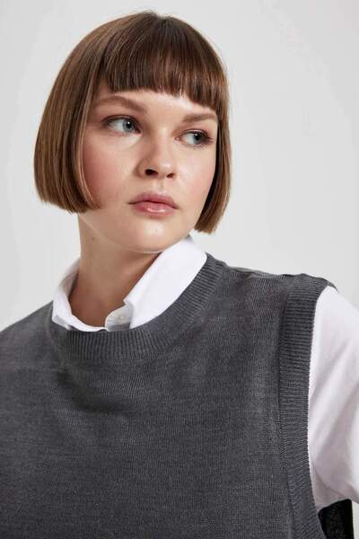 DeFacto Relax Fit Crew Neck Sweater A7605Ax23Wn