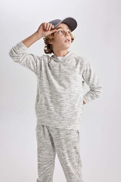 DeFacto Boy's Hooded Sweatshirt C0084A823Cw