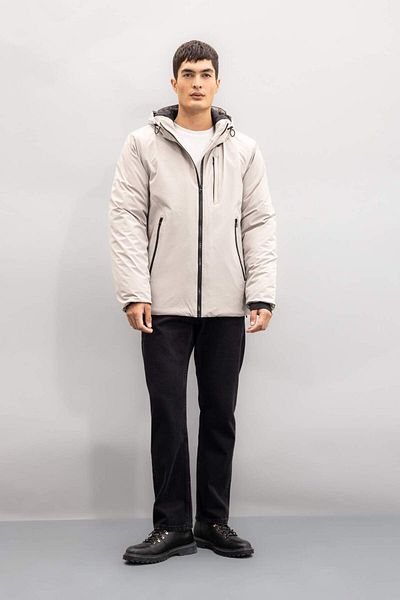 DeFacto Water Repellent Hooded Zipper Pocket Coat A2620Ax23Wn