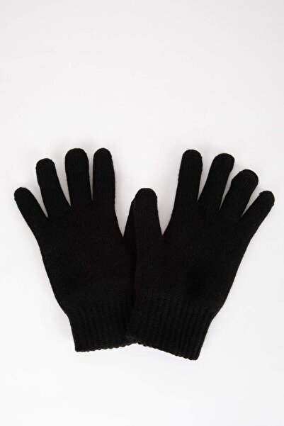 DeFacto Men's Knitwear Basic Gloves V3022Az23Wn