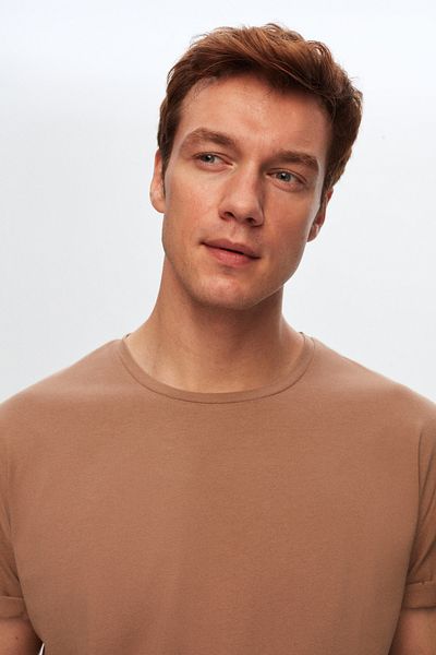 D'S Damat Comfort Mink 100% Cotton T-Shirt