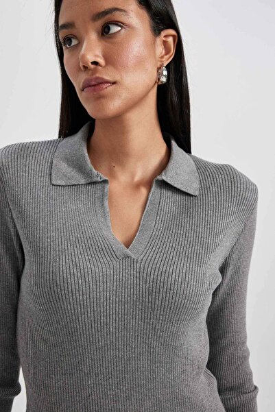 DeFacto Pulover cu guler polo ajustat A7540AX23AU