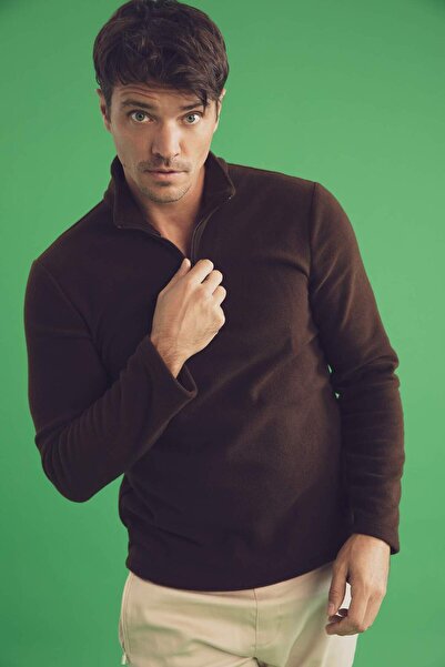 DeFacto Normál szabású, állógalléros polár pulóver Y3996az23au