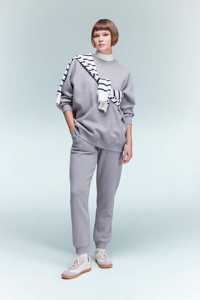 DeFacto Pantaloni de sport Jogger cu ajustare normală de iarnă - Talie elastică, buzunare cu șireturi V2699az23wn