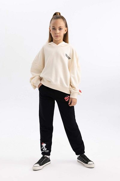 DeFacto Girls Snoopy Relax Fit Hooded Sweatshirt A7734A823Au