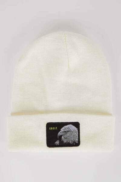 DeFacto Men's Woven Label Beret R7041Az23Wn