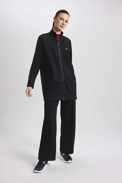 DeFacto Long Fit Fleto Pocket Scuba Suit - Sportsman Tunic A7546Ax23Au