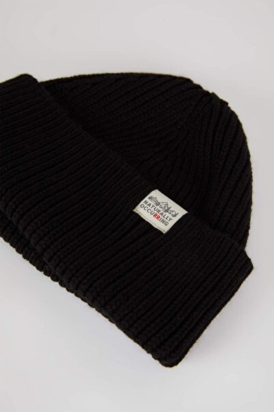 DeFacto Men's Woven Label Beret U9176Az23Wn