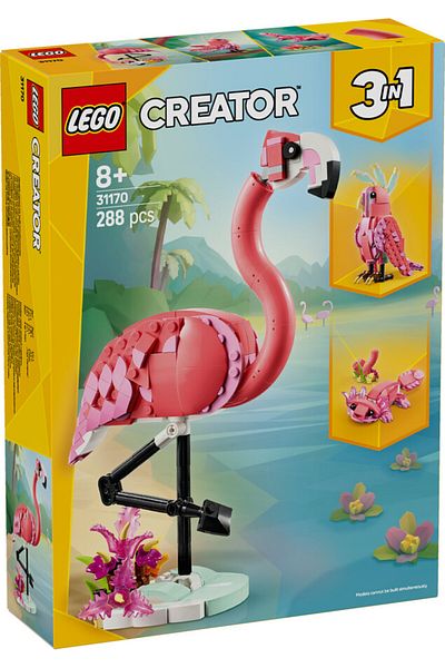 LEGO 31170 ليغو ®   الحيوانات البرية المبتكرة: فلامنغو وردي
