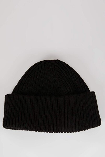 DeFacto Men's Woven Label Beret U9176Az23Wn