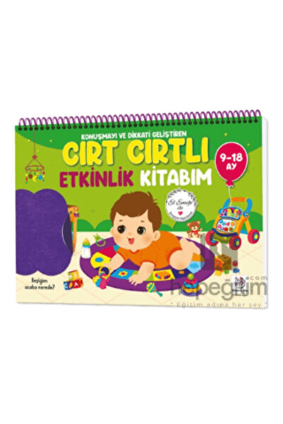 yükselen zeka 9-18 Ay İlk Cırt Cırtlı - Keçeli Etkinlik Kitabım
